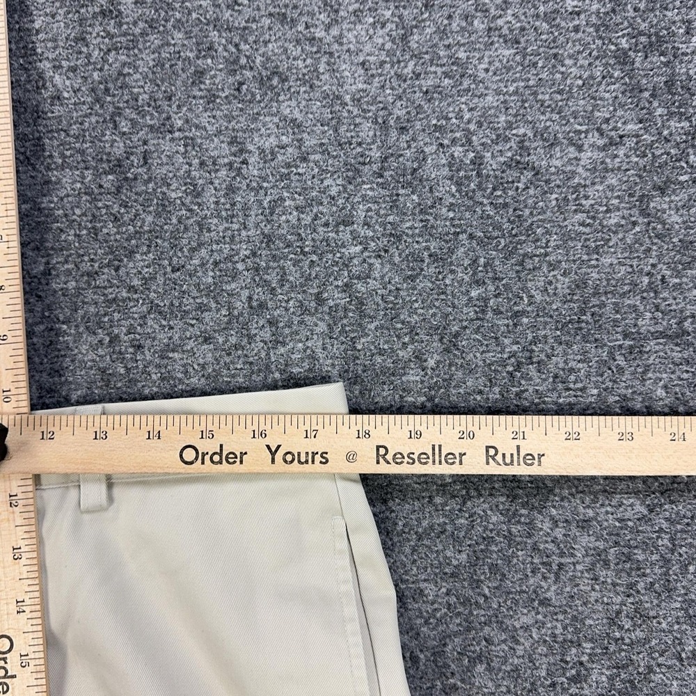 LL Bean Pants Mens 34x29 Beige Chino Natural Fit Straight Leg Cotton Casual - Picture 7 of 11